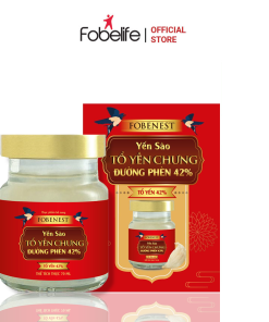 Yến Sào Fobenest đường Phèn 70ml 42% Sợi Tổ Yến – Fobelife