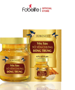 Yến Sào Fobenest đông Trùng Hạ Thảo 42% Sợi Tổ Yến – Fobelife