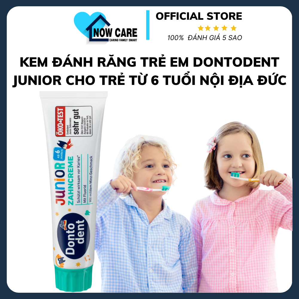 Kem đánh Răng Trẻ Em Junior Cho Trẻ Từ 6 Tuổi – Dontodent