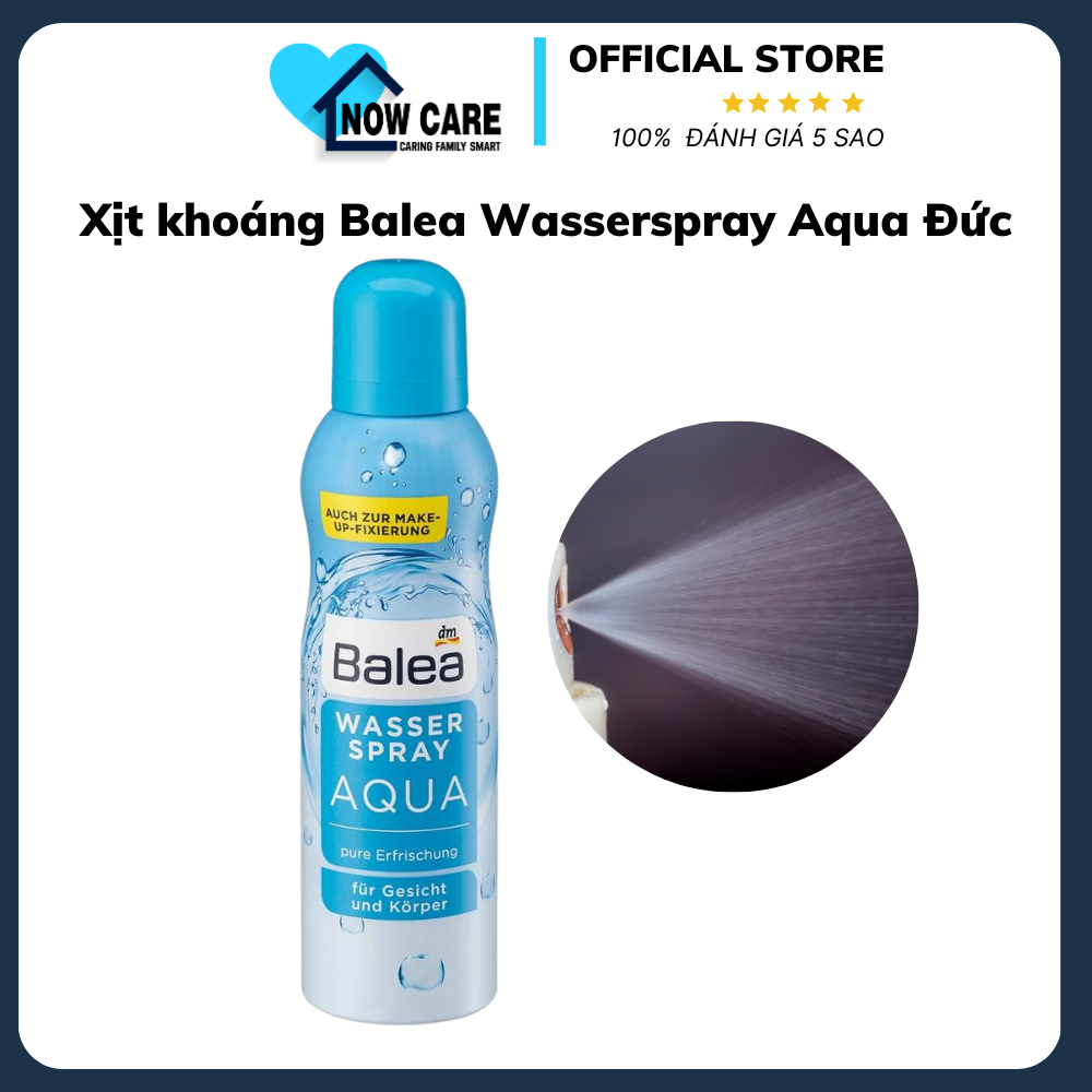 Xịt Khoáng Wasserspray Aqua 150ml – Balea