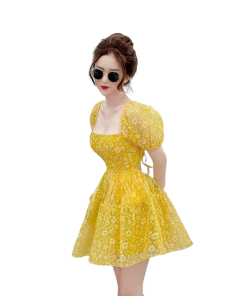 đầm Ren Hoa Váy Xòe Xinh Xắn Tf9qdxc – Tosatan
