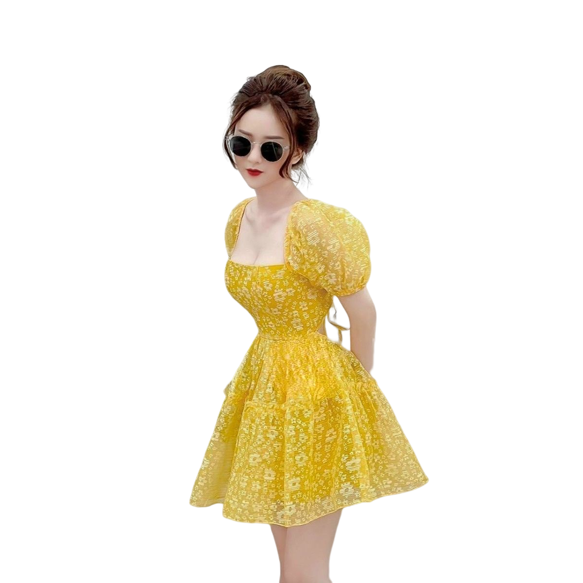 đầm Ren Hoa Váy Xòe Xinh Xắn Tf9qdxc – Tosatan
