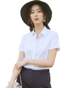 áo Sơ Mi Trắng Cộc Tay Cổ đức – Chipxinhxk