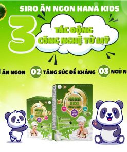 Siro ăn Ngon Ngủ Tốt Hana Kids Gold Plus – Hana Cosmetic