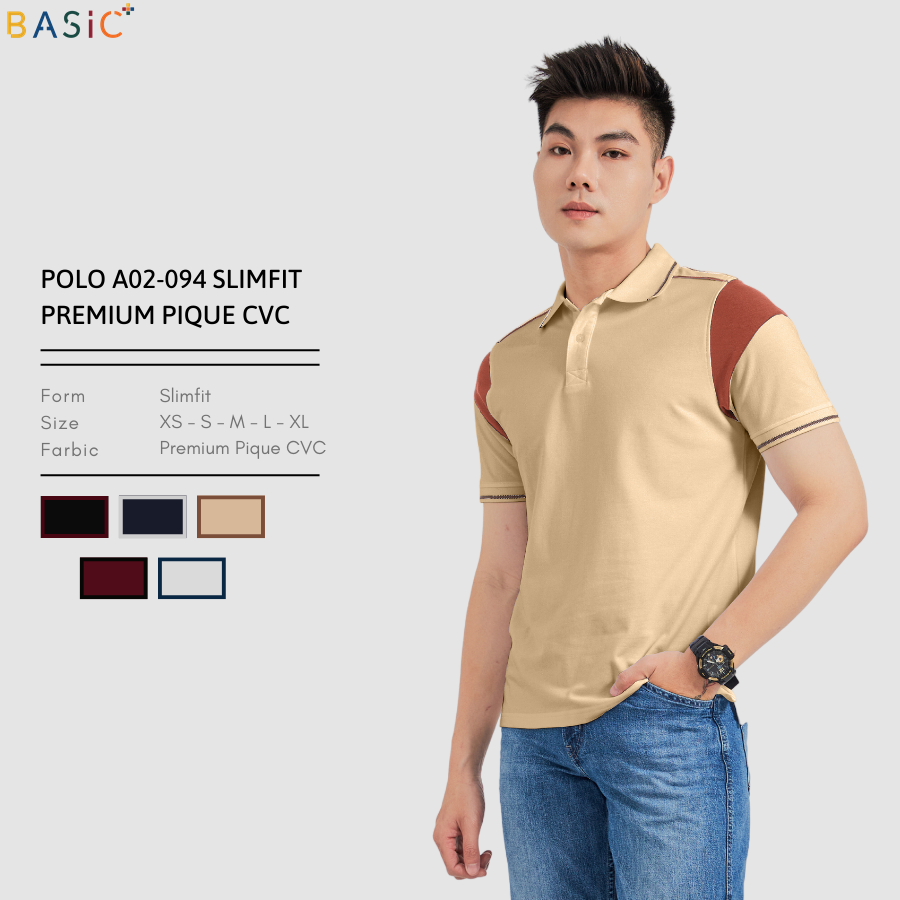 áo Polo Hand Contrast Slimfit No 094 – Basic Plus