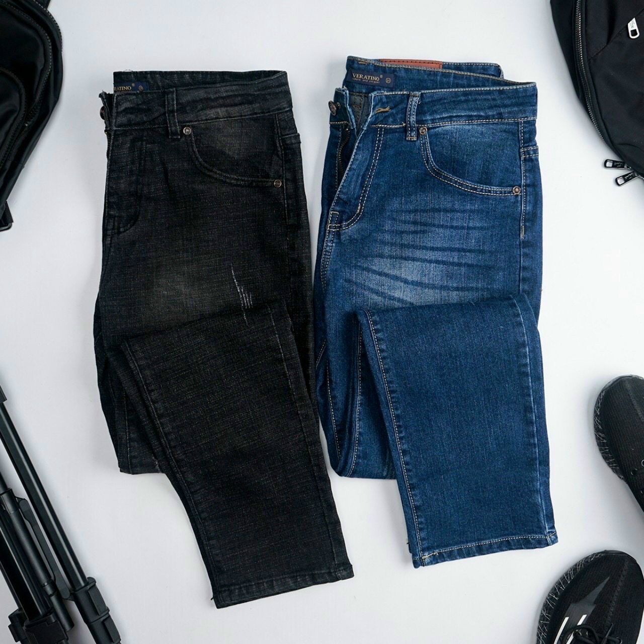 Quần Jeans Nam Menswear ống đứng Slimfit Vải Bò Jt01 – Tuto5