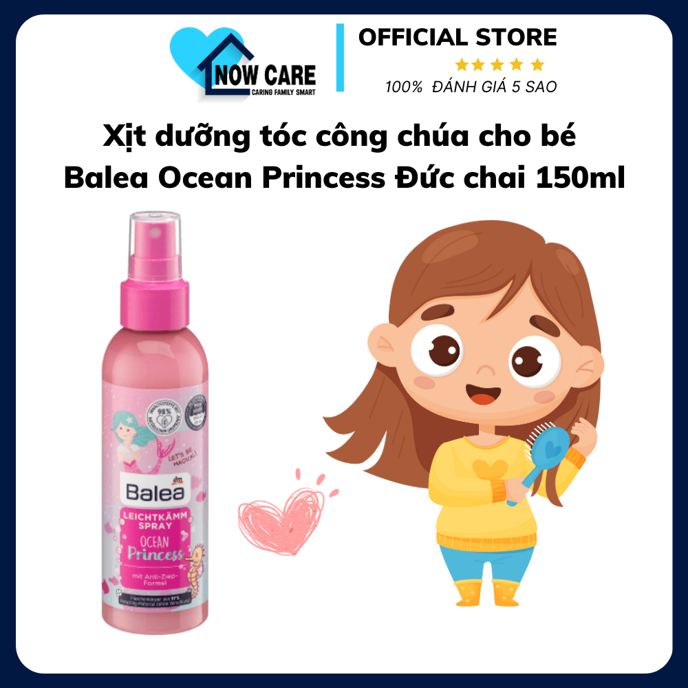 Xịt Dưỡng Tóc Công Chúa Cho Bé Ocean Princess đức 150ml – Balea