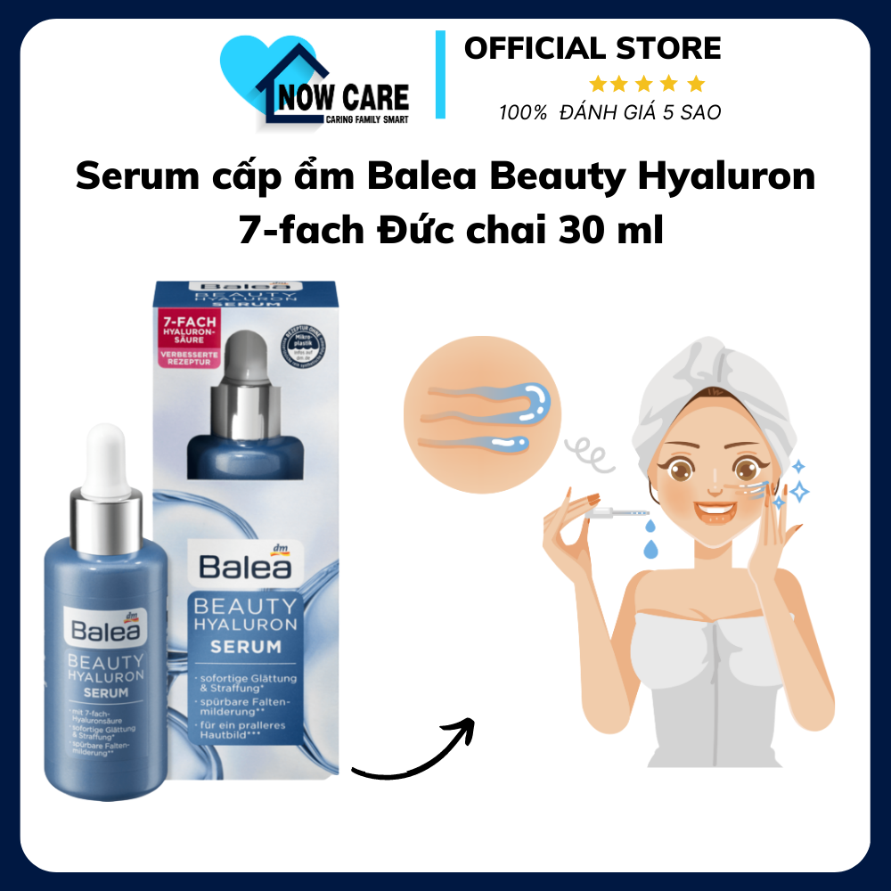 Serum Cấp ẩm Beauty Hyaluron 7-fach đức 30ml – Balea