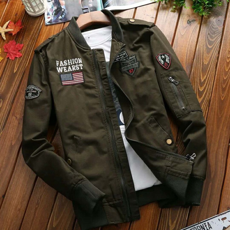 áo Khoác Lĩnh Mỹ Thêu Logo Fashion Weatrst Siêu Ngầu – Htm Fashion