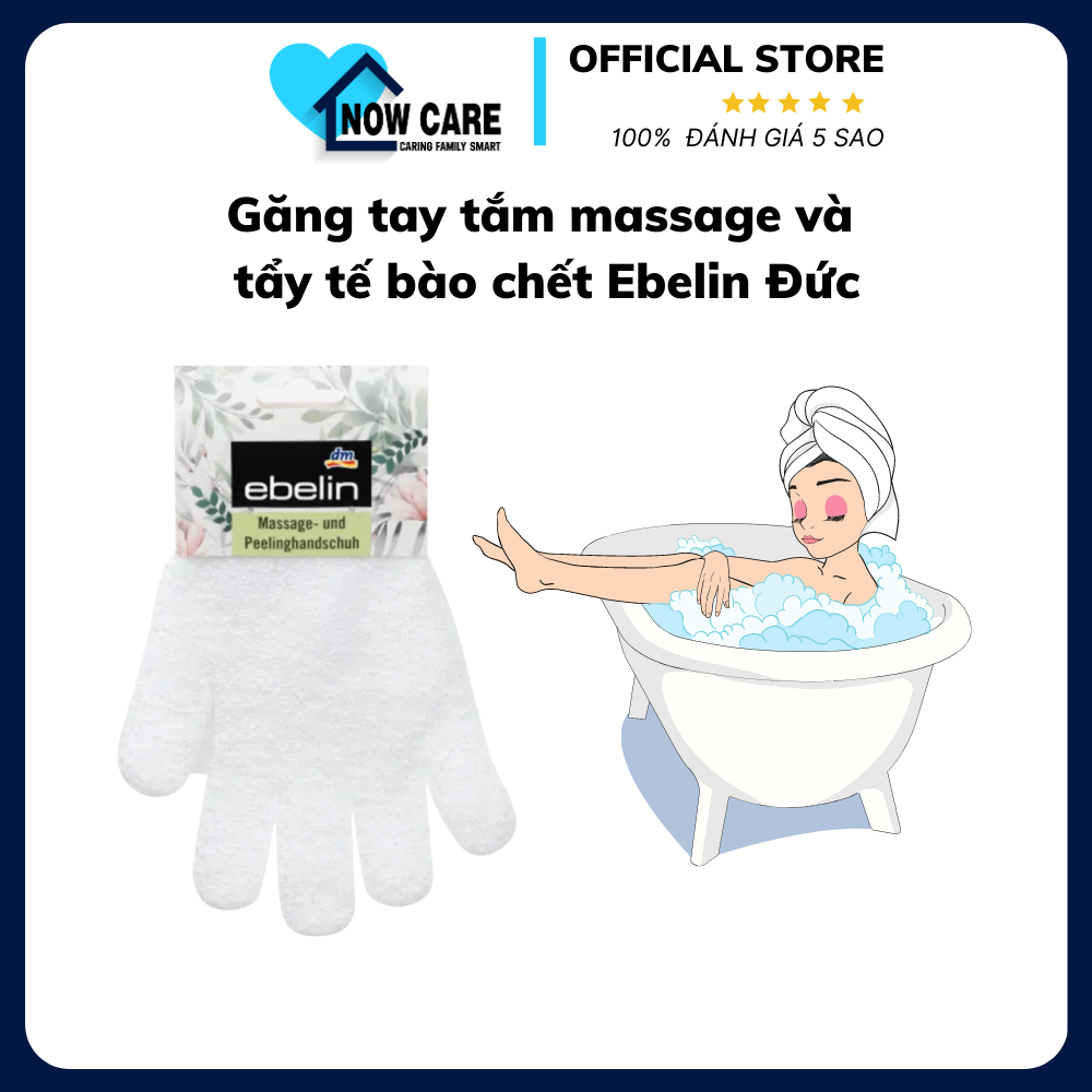 Găng Tay Tắm Massage Và Tẩy Tế Bào Chết đức – Ebelin