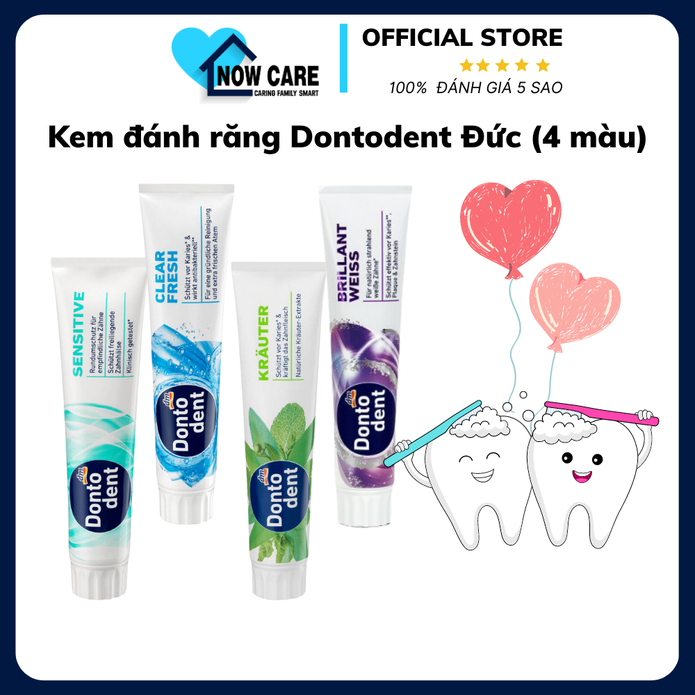 Kem đánh Răng đức (4 Màu) – Dontodent