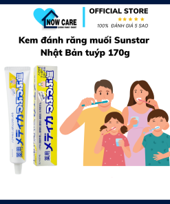 Kem đánh Răng Muối Nhật Bản Tuýp 170g – Sunstar