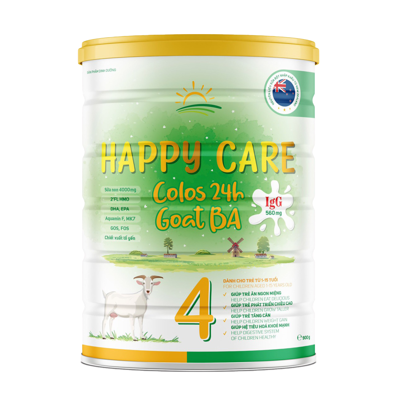 Sữa Dê Happy Care Goat Ba 900g – Hadu Pharma