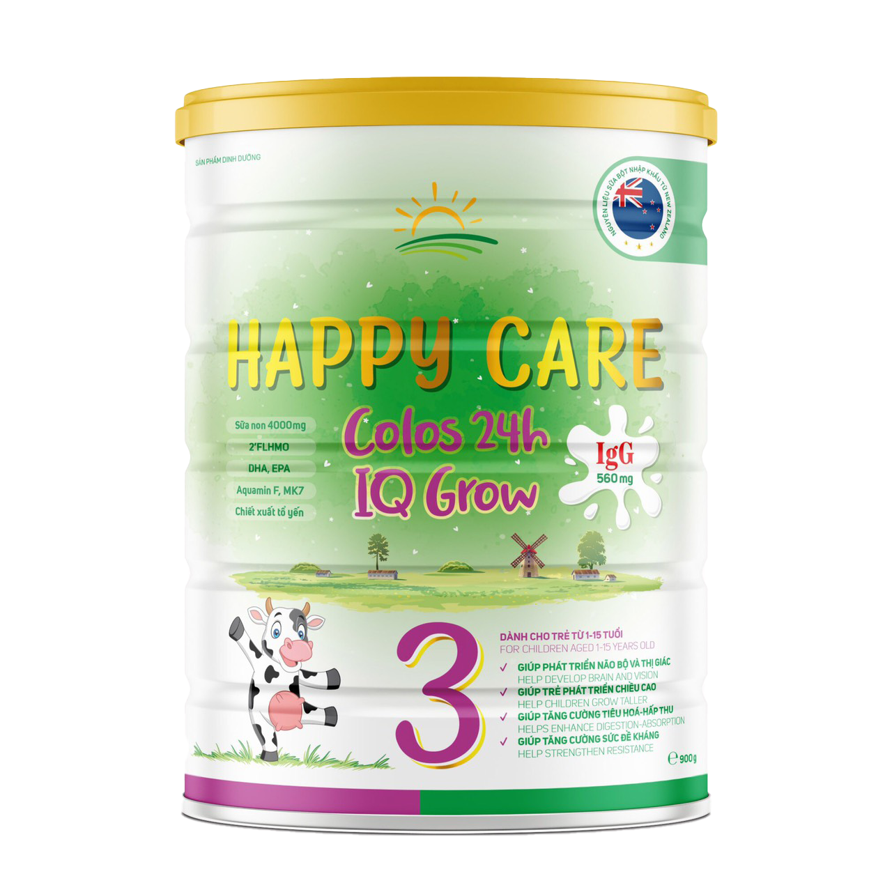 Sữa Non Happy Care Iq Grow 900g – Hadu Pharma