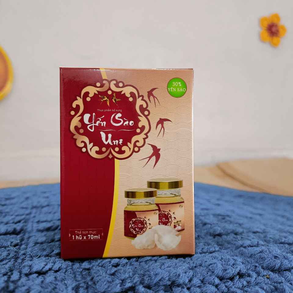 Hộp 1 Lọ 30% Yến Sào Cao Cấp Chưng đường Phèn – Uni Pharma