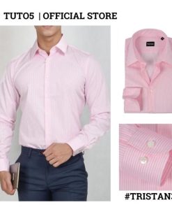 áo Sơ Mi Nam Kẻ Sọc Dài Tay Slimfit Cao Cấp Chống Nhăn Tristan336 – Tuto5