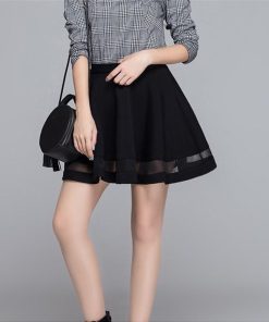 Chân Váy Xòe Hollywood Thời Trang, Chân Váy Xếp Ly Phối Lưới điệu đà Cho Bạn Nữ – Dma Store