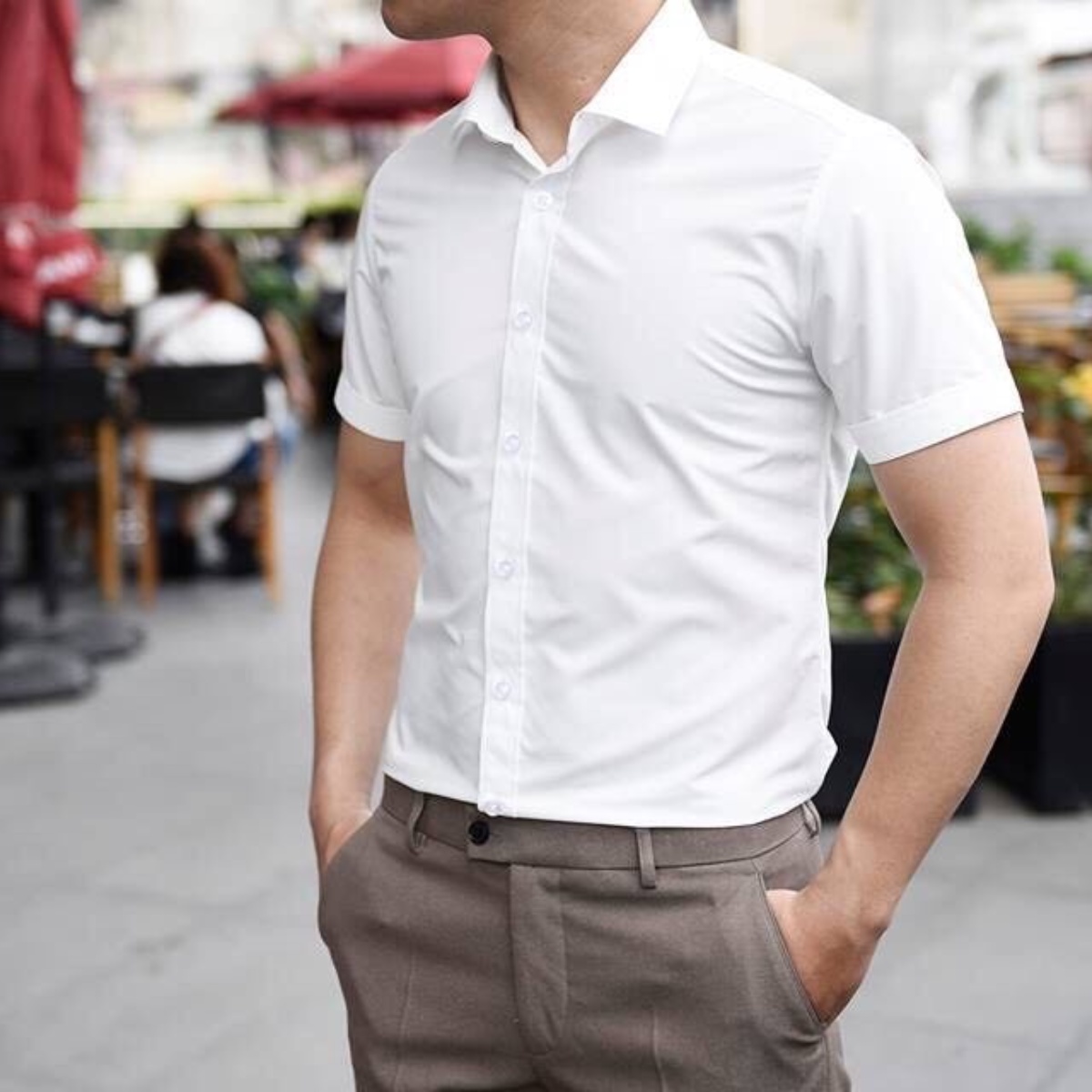 áo Sơ Mi Nam Cộc Tay Dáng Slim – Men’s Style