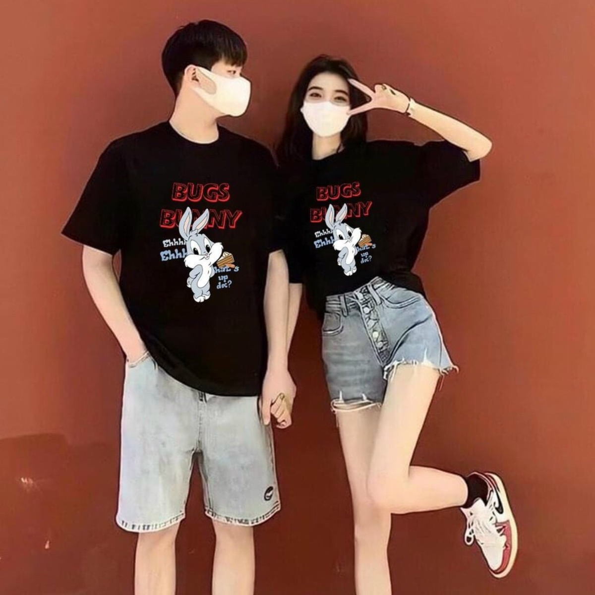 Áo Thun Tay Lỡ Unisex In Hình Thỏ Siêu Chất – Chốt đi Store