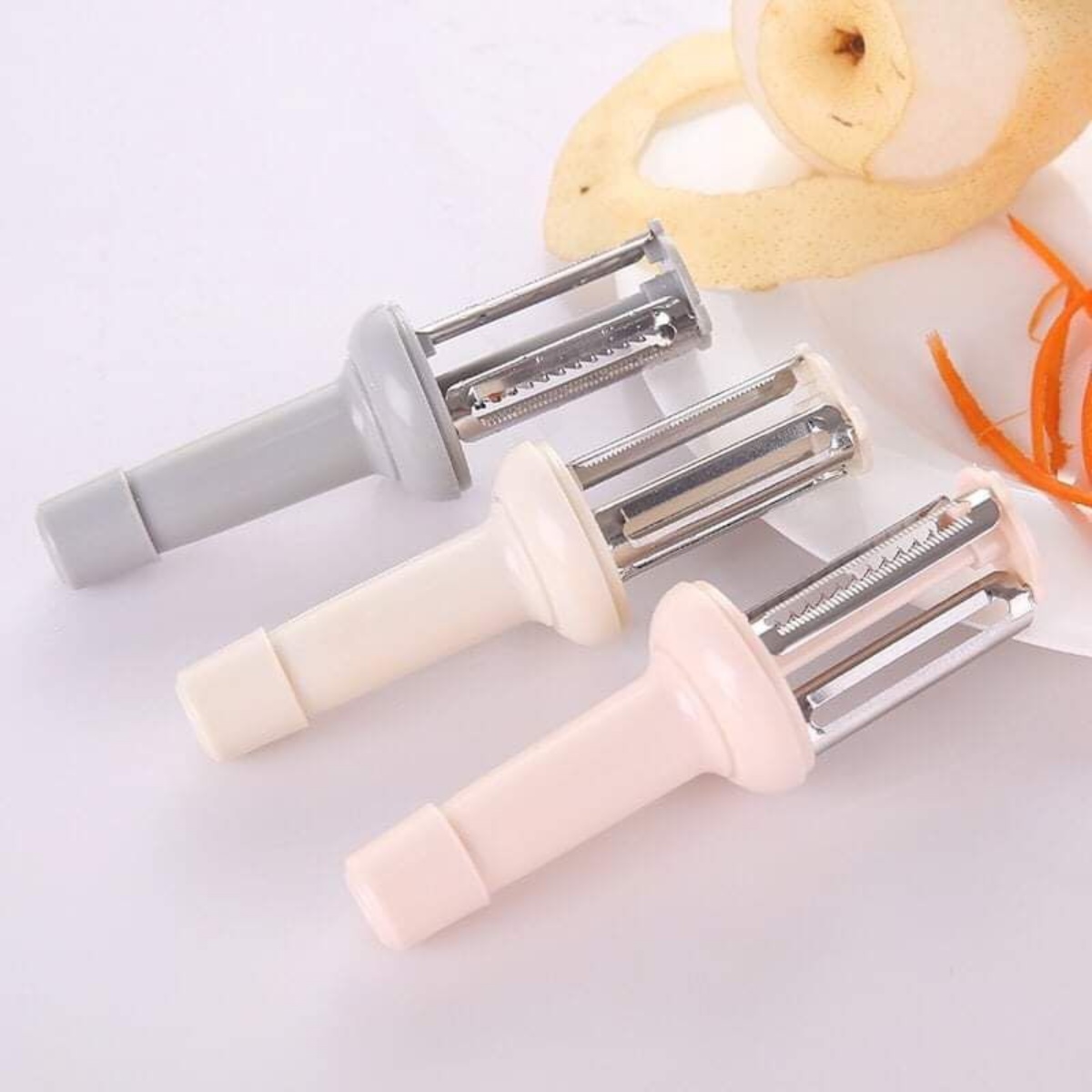 Dao Bào Củ Quả 3 Lưỡi đa Năng Có Nắp đậy Tiện Lợi – Su