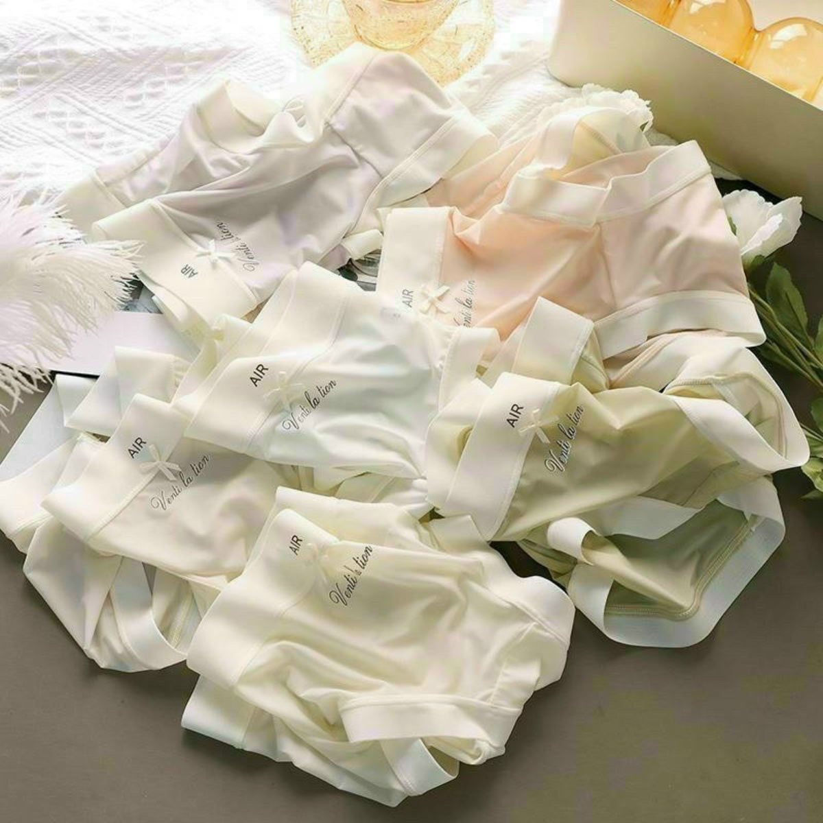 Combo 5 Quần Lót Không Viền Chất Liệu đúc Su Lụa Sữa, Mềm Mịn – Happy Fashion Store