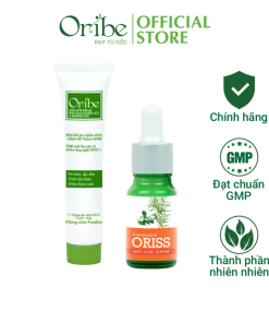 Combo Serum 10g Và Kem Mụn Giảm Mụn Làm Mờ Thâm Sẹo Do Mụn 25g – Oribe