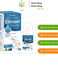 Lăn Khử Mùi Glutathion Etinaxil Collagen Nano Dưỡng Trắng Khử Mùi Khít Lỗ Chân Lông – Diophaco