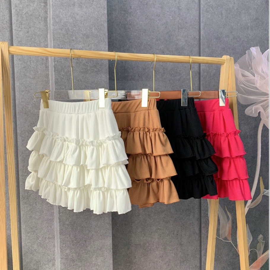 Chân Váy Gân Tầng – Lê Phương Boutique