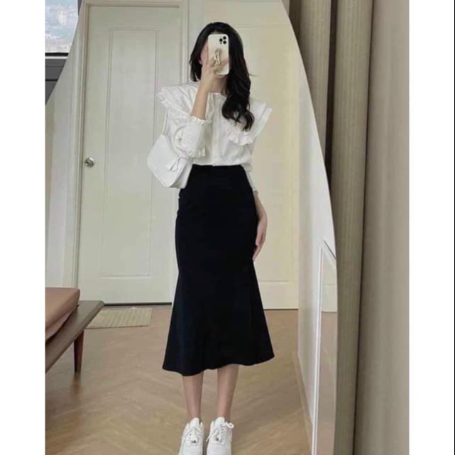 Chân Váy đuôi Cá Dáng Dài Nữ Tính -diepchi Fashion