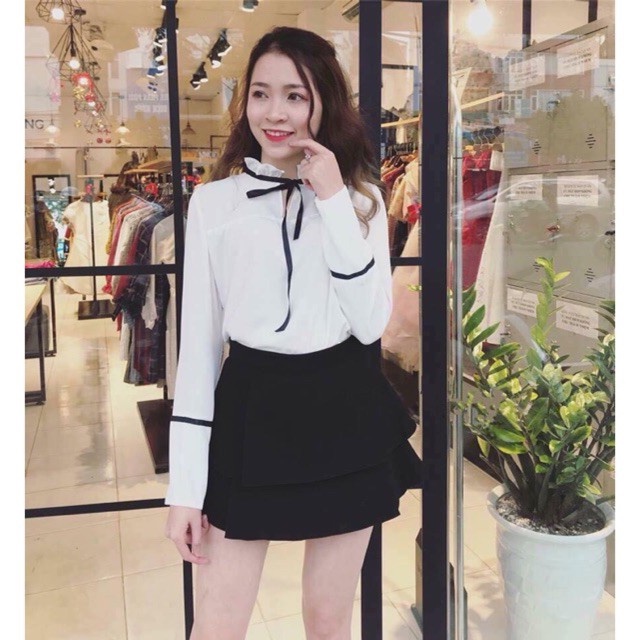 Chân Váy Ngắn Có Quần Trong, Chân Váy Xòe 2 Tầng Dễ Mix đồ – Dmastore