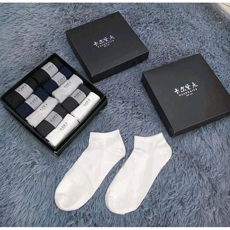 Hộp 10 đôi Tất Nam Xuất Nhật Khử Mùi Kháng Khuẩn Cao Cấp – Dmastore