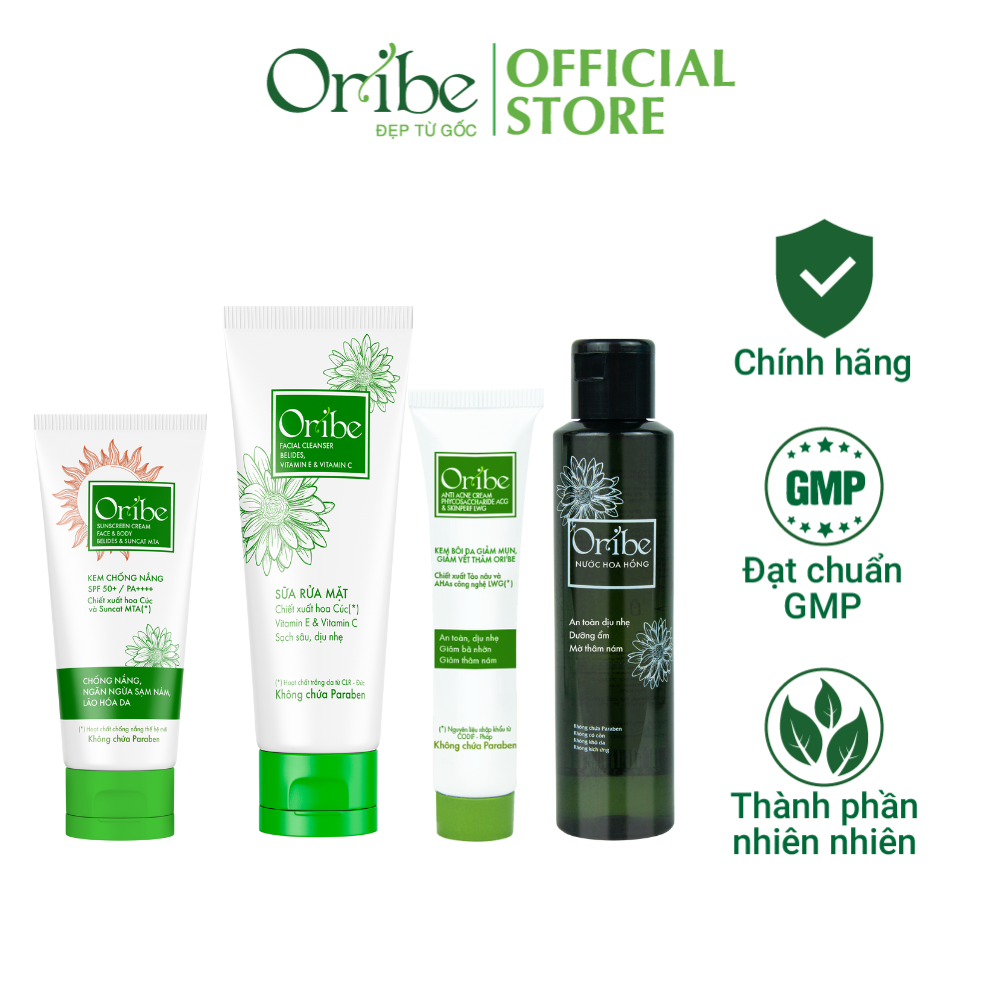 Combo 4 Bước Chăm Sóc Và Bảo Vệ Da Cơ Bản – Oribe