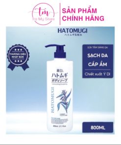 Sữa Tắm Dưỡng ẩm Trắng Da ý Dĩ 800ml – Hatomugi