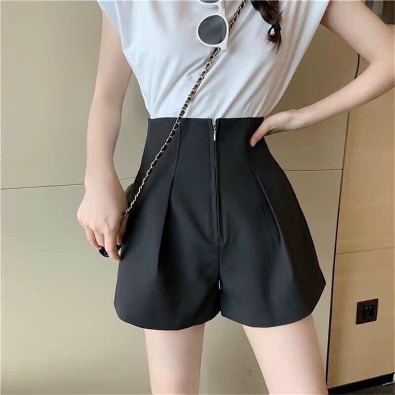 Quần Sort Tuyết Hàn Kéo Khóa – Lê Phương Boutique