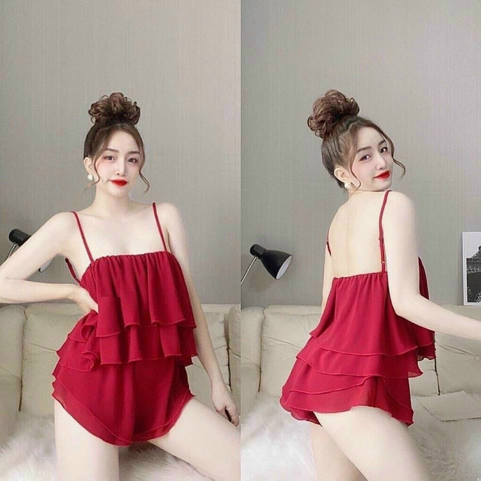 Set Bộ Ngủ Voan 2 Tầng – Lê Phương Boutique