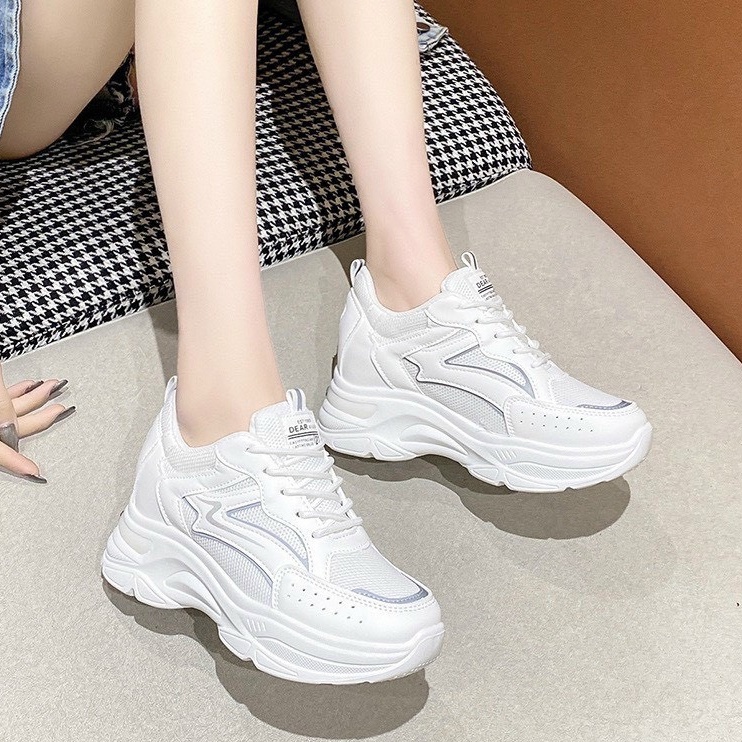 Giày Thể Thao độn đế 7 Phân, Phong Cách Trẻ Trung Năng động (form Nhỏ 1 Size) – Haanh