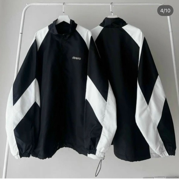 áo Khoác Dù Phối Tay Form Rộng – Lê Phương Boutique