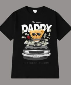 Áo Thun Tay Lỡ Unisex Form Rộng, Phông Nam Nữ In Chữ Kèm Hình Gấu Daddy Siêu Cute – Chốt đi Store
