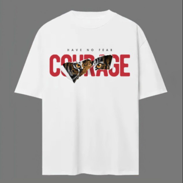 Áo Thun Tay Lỡ Unisex Form Rộng, Phông Nam Nữ In Chữ Courage Siêu đẹp – Chốt đi Store