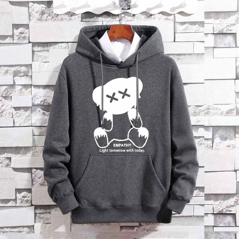 áo Thun Hoodie Gấu Empathy Form Rộng Nỉ Bông Dáng Oversize Nam Nữ Unisex – Ausa House