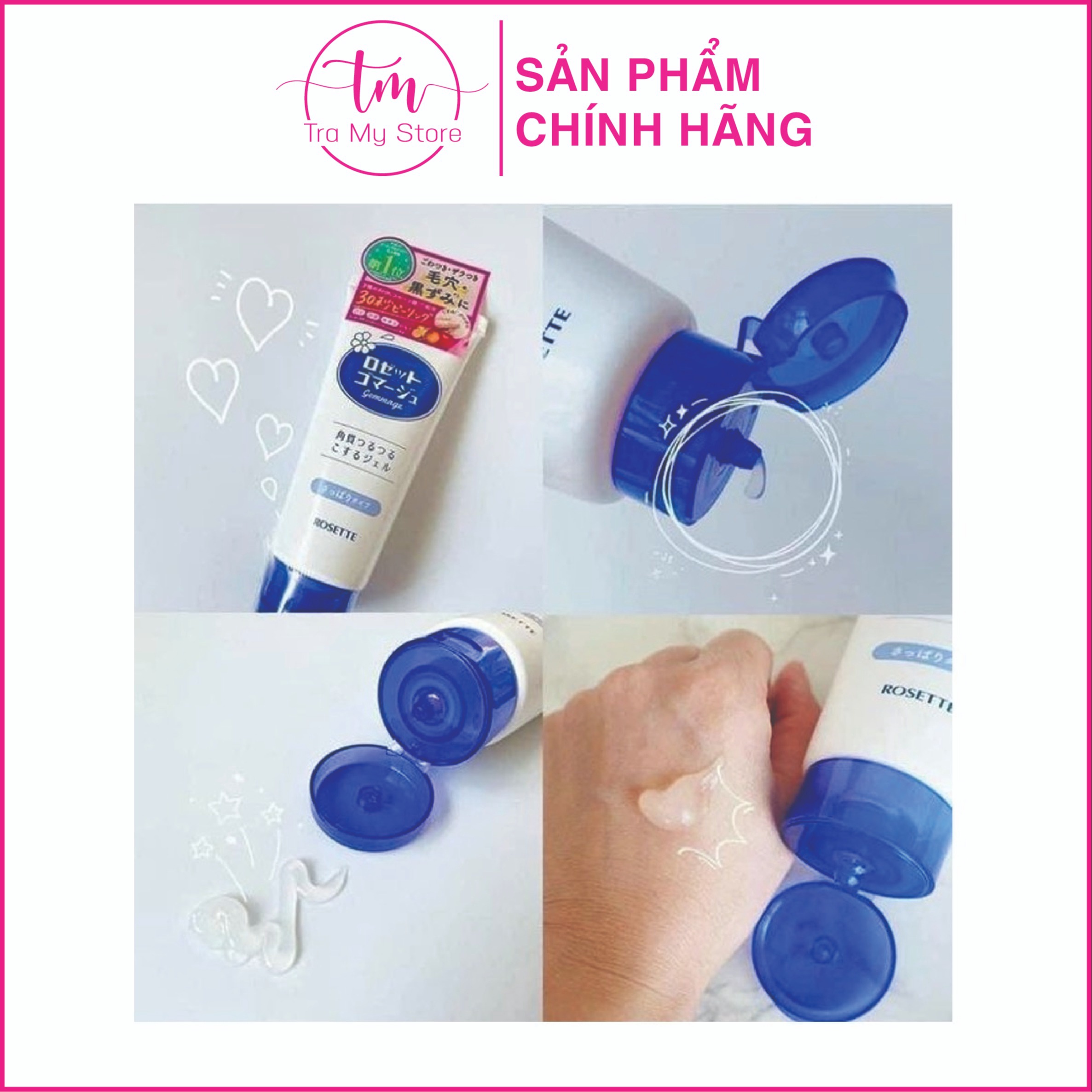 Gel Tẩy Da Chết Peeling 120g – Rosette