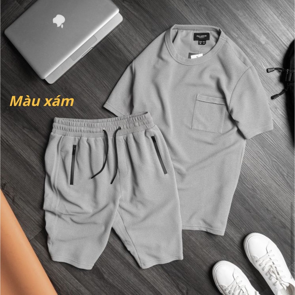 Bộ Quần áo Thể Thao Nam Cộc Tay Chất Vải Xốp Thái Mềm Mịn Thoáng Mát Mặc Nhà đi Chơi Tx05 – Chốt đi Store