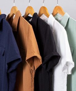 áo Sơ Mi Nam Ngắn Tay Cổ Bẻ Túi Hộp Chất Vải đũi Cực Mát Phong Cách Thời Trang Tx06 – Chốt đi Store
