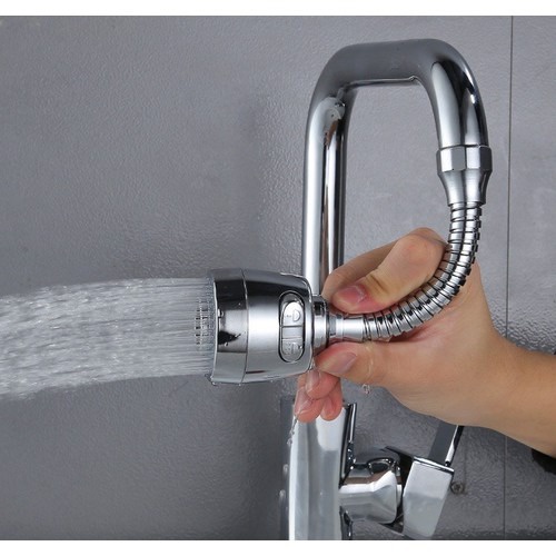 đầu Vòi Xoay 360 Inox Có 2 Chế độ Bật Nước – Su