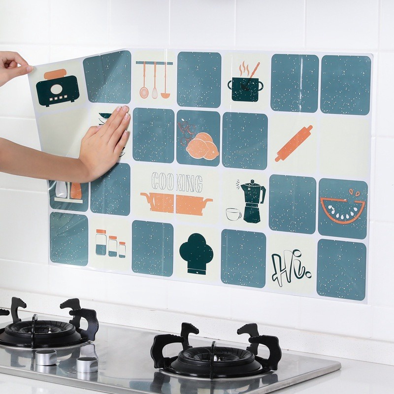 Giấy Dán Bếp Cách Nhiệt Chống Dầu Mỡ 75x45cm – Su