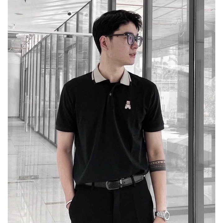 áo Thun Nam Gấu Cổ Bẻ Teader, áo Polo Nam Chất Vải Cá Sấu Cotton Mềm Mịn Chuẩn Form Siêu đẹp Tx07 – Chốt đi Store
