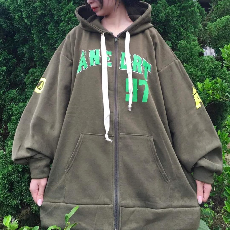 áo Khoác Nỉ, áo Hoodie Form Rộng Mũ 2 Lớp Chất Nỉ Cotton Số 97 – Xưởng May Thu Bio