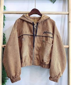 áo Khoác Nhung Tăm Nữ Có Nón Thêu Họa Tiết Place Chống Nắng Nữ Thiết Kế Siêu đẹp – Htm Fashion