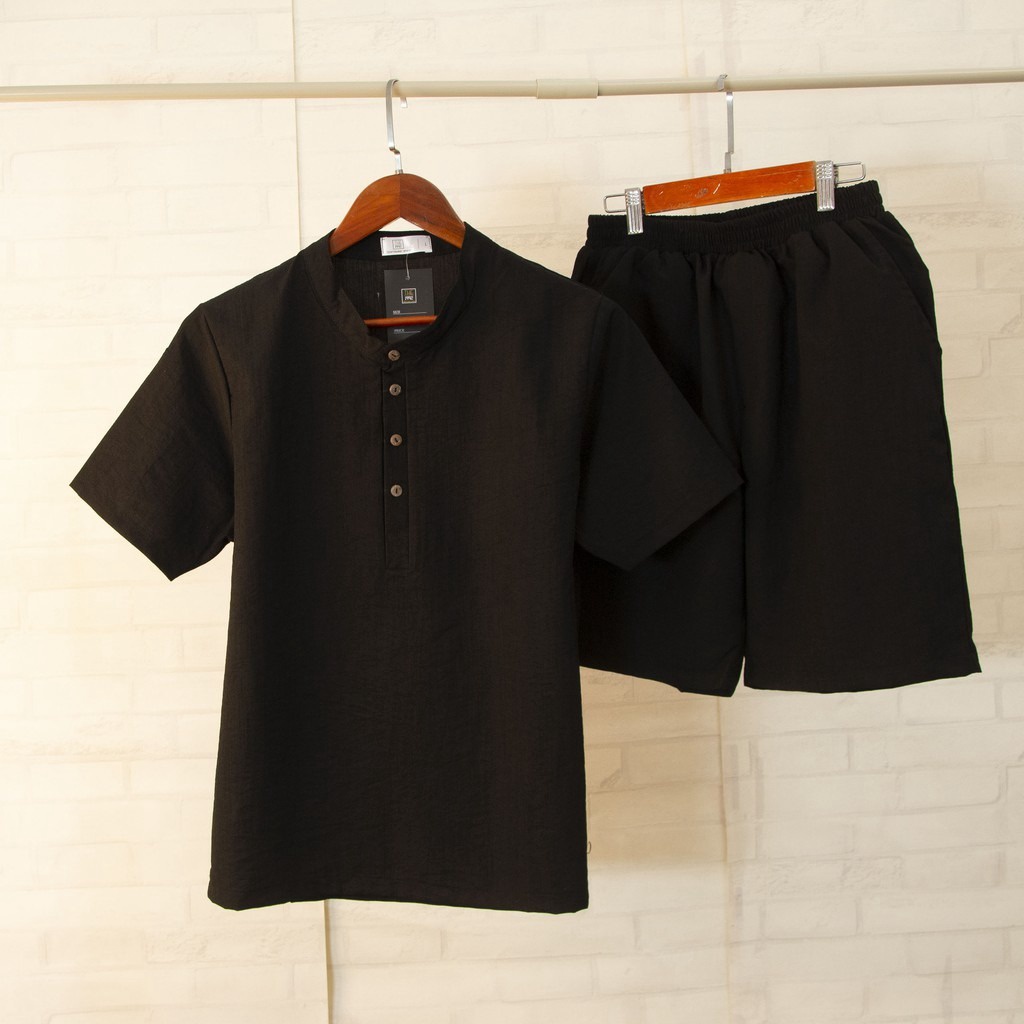 Bộ đũi Nam Cổ Tròn Chất Vải đũi Thái Loại Dày đẹp Hàng Hot Trend Chất Phong Cách Tx09 – Chốt đi Store