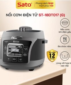 Nồi Cơm điện Tử 18dt017(t)/18dt017(d)/18dt017(g) 1.8l – Sato